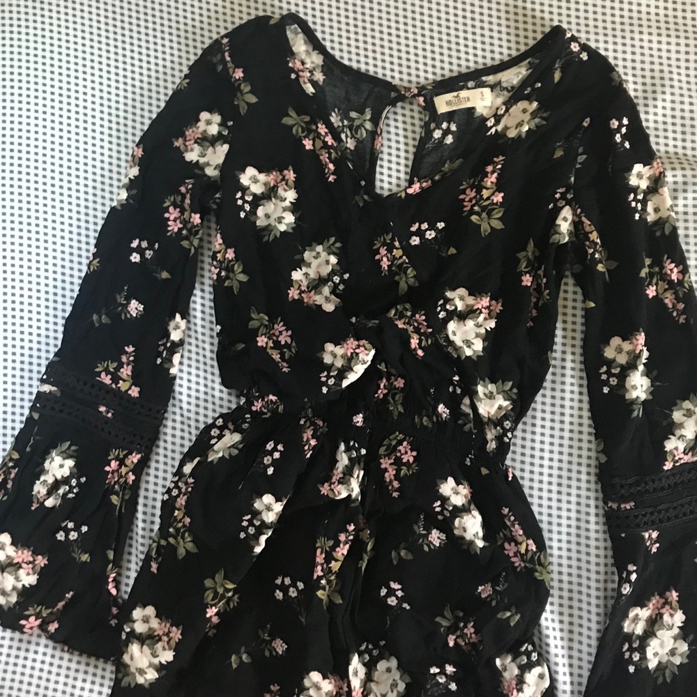 long sleeve hollister romper